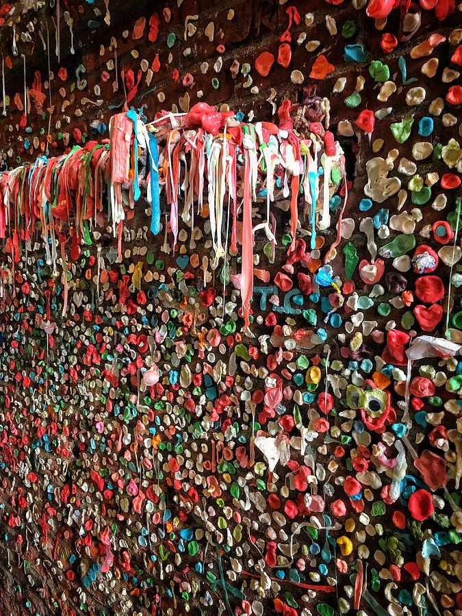 Post Alley Gum Wall - 5 Photograph by Jerry Abbott