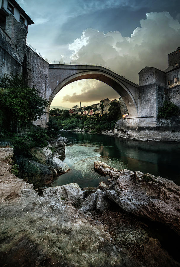 Postcard from Mostar Photograph by Jaroslaw Blaminsky