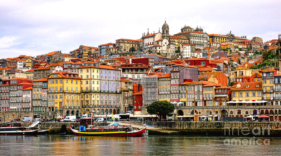 Postcard from Porto Photograph by Olivier Le Queinec