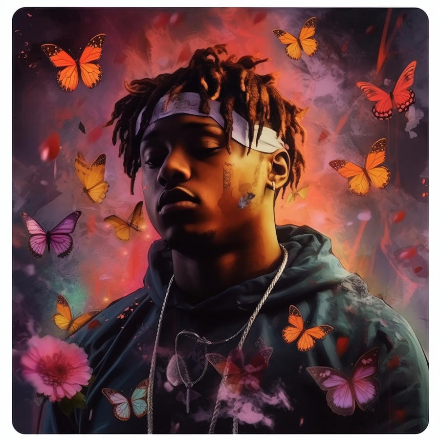 Poster a juice wrld cover epic background ea fd e dfabdc, by Asar ...