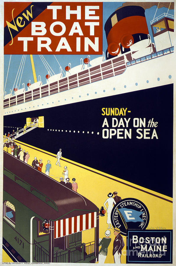 POSTER AD - CRUISE, c1925 Drawing by Granger