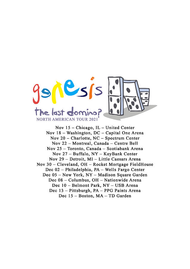 Poster Genesis The Last Domino North America 2021 Dates Lh30 Digital ...