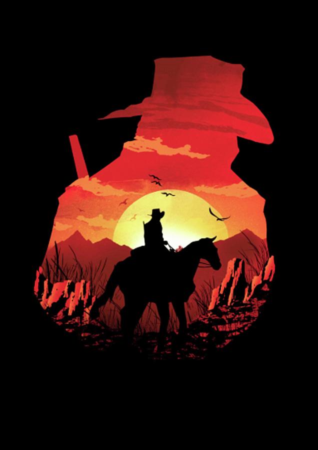 Poster images Camiseta Dead Redemption Arthur Morgan 2 yellowstone ...