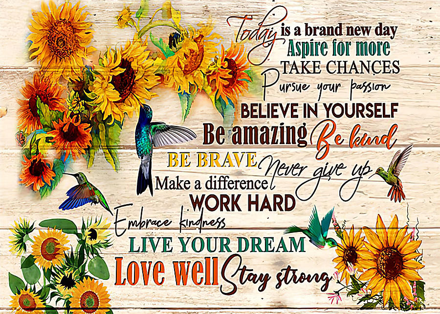 Poster Today Is A Brand New Day Digital Art By Gambrel Temple Pixels Poster Today Is A Brand New Day Digital Art By Gambrel Temple Pixels