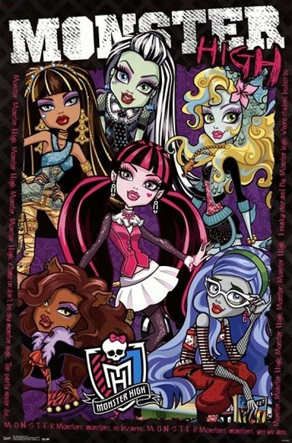 Posters De Monster High Digital Art by Alexandra Gibell - Fine Art America