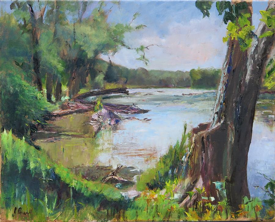 Landscape Painting - Potomac Outlook by Jeanne Powell