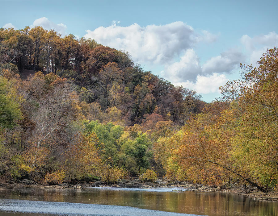 Potomac River Fall Foliage Photograph
