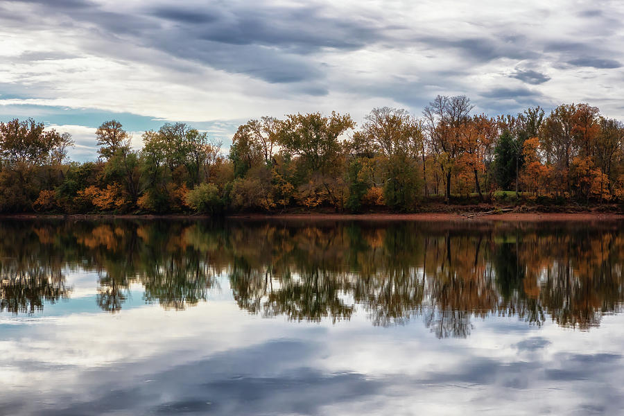 Potomac River Reflections Photograph by Susan Rissi Tregoning