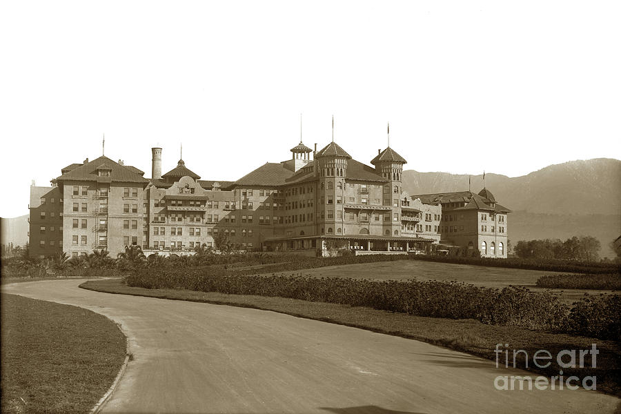 Potter Photograph - Potter Hotel Santa Barbara Circa 1905 by Monterey County Historical Society