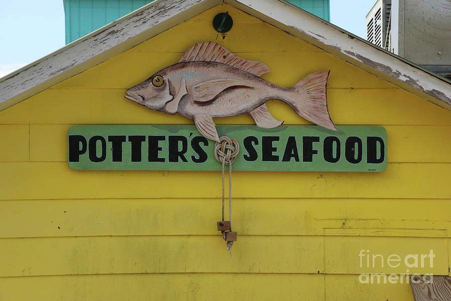 Potters Seafood Market Southport NC  6794 Photograph by Jack Schultz