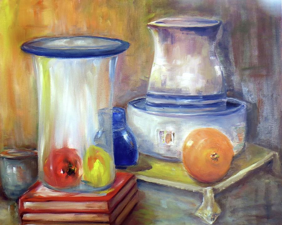 Vase Painting -  Pottery and Vases by Bernadette Krupa