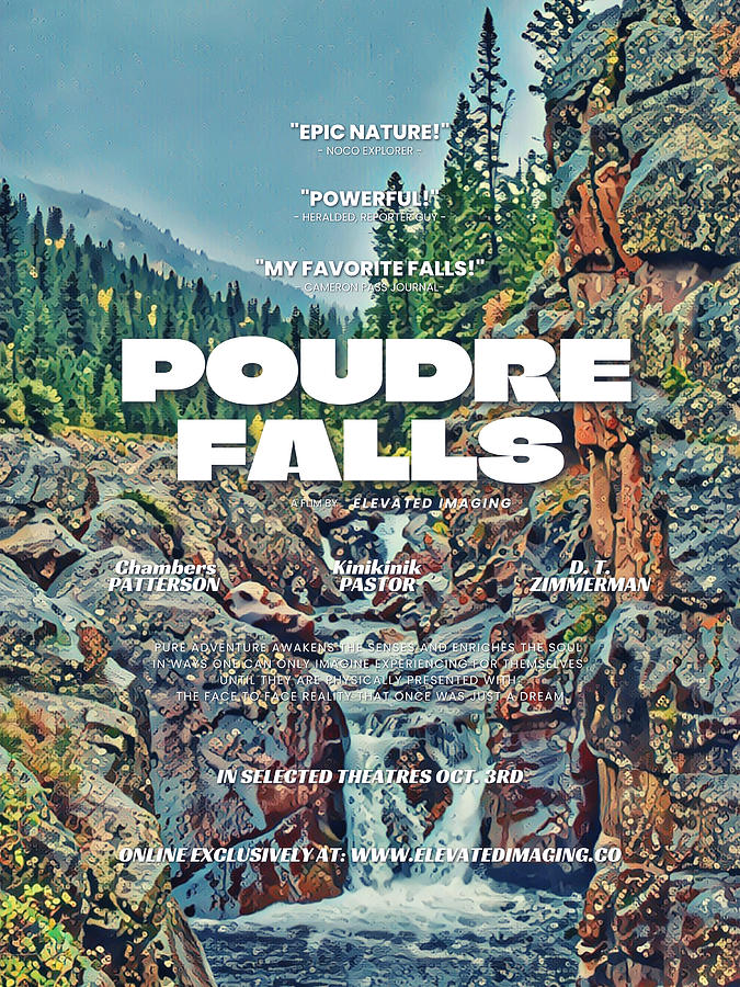 Poudre Falls Movie Poster Photograph by Christopher Thomas