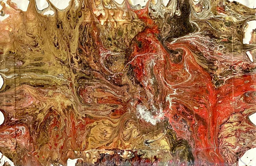 Pour II The Phoenix Painting by David Euler