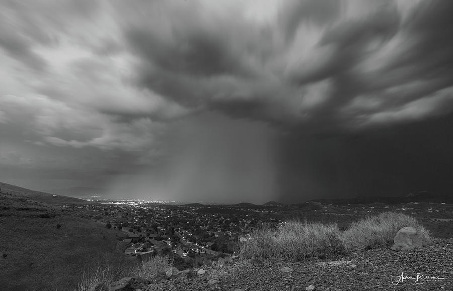 Pouring in Black and White Photograph by Aaron Burrows