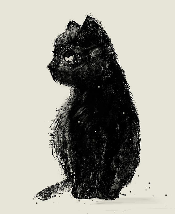 Pouty Cat Digital Art by Seung hoon Choi - Fine Art America