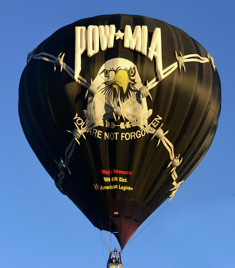 POW MIA balloon  Photograph by David Lee Thompson
