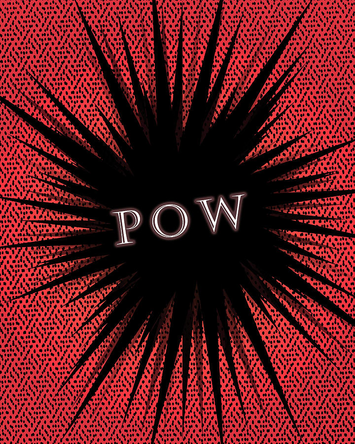 Pow Pop Art Design Digital Art by Dan Sproul