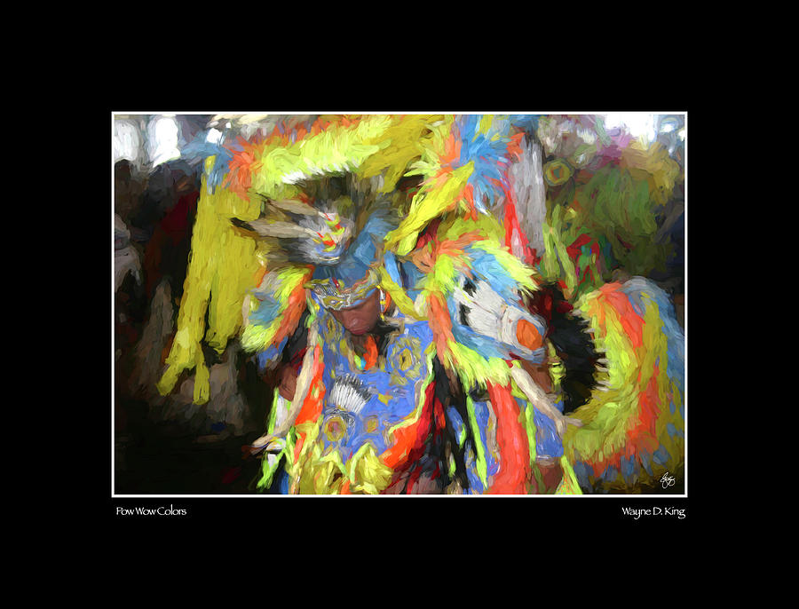 Pow Wow Colors Poster Photograph by Wayne King