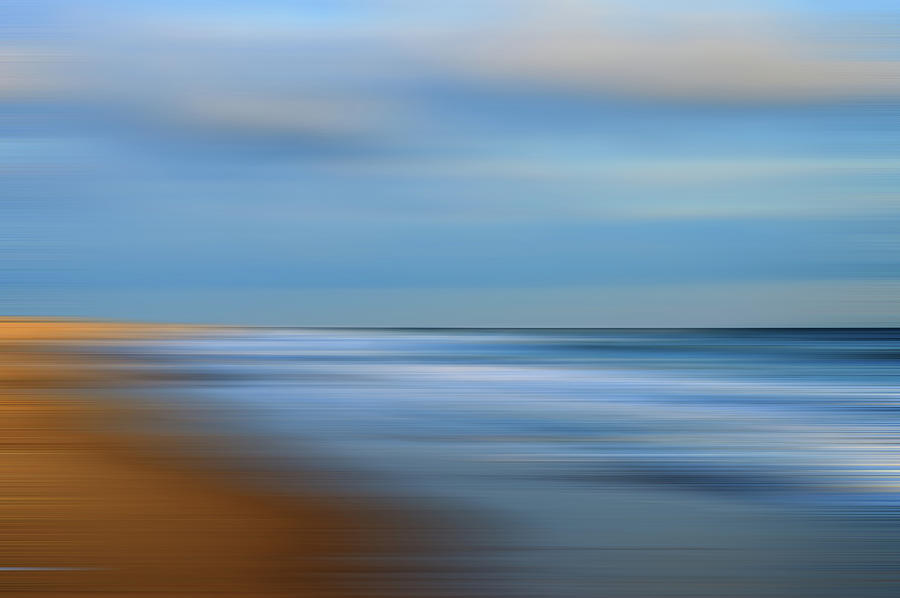 Powder Blue Sea and Sand Photograph by Dianne Cowen Cape Cod ...