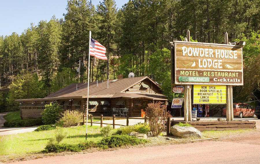 Powder House Lodge Rapid City South Dakota Photograph by Bob Pardue