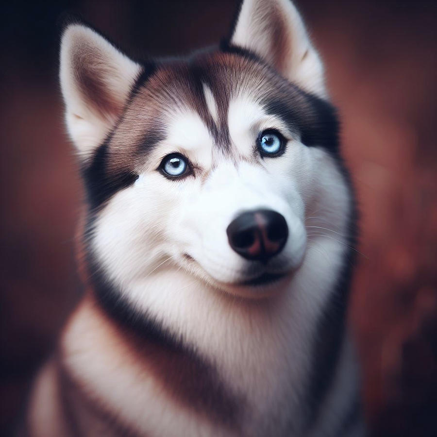 Powder Pup Siberian Husky's Wonderland of Fun Digital Art by Daniel ...