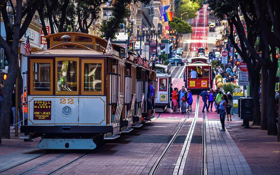 Powell and Market Cable Car Photograph by Vinicius Rocha | Pixels