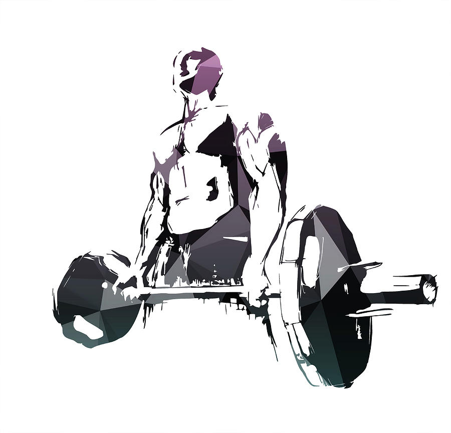 Power Lifter 2 Mixed Media by Joe Hamilton Fine Art America