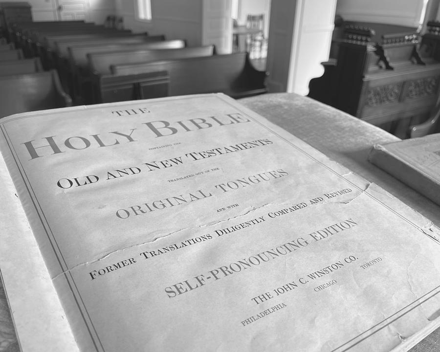 Power of the Pulpit BW Photograph by Lee Darnell