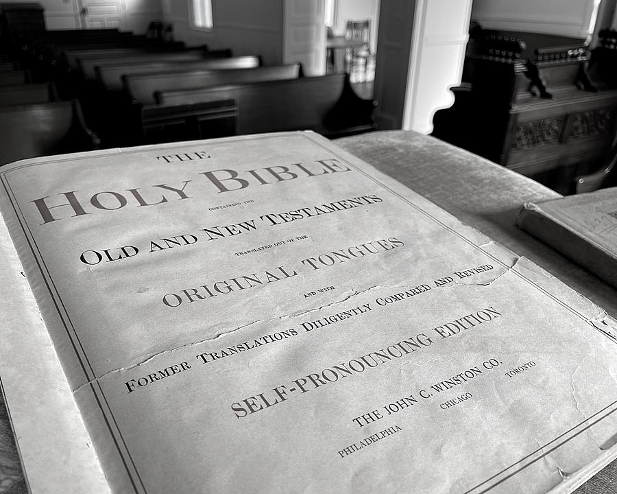 Power of the Pulpit BW2 Photograph by Lee Darnell