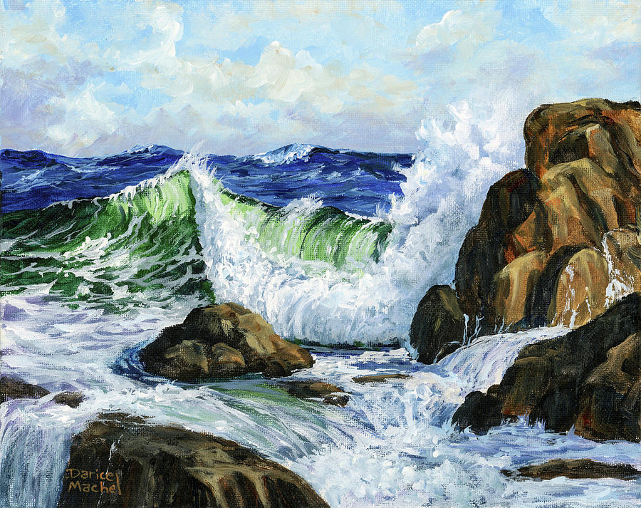 Nature Painting - Power Of The Sea by Darice Machel McGuire