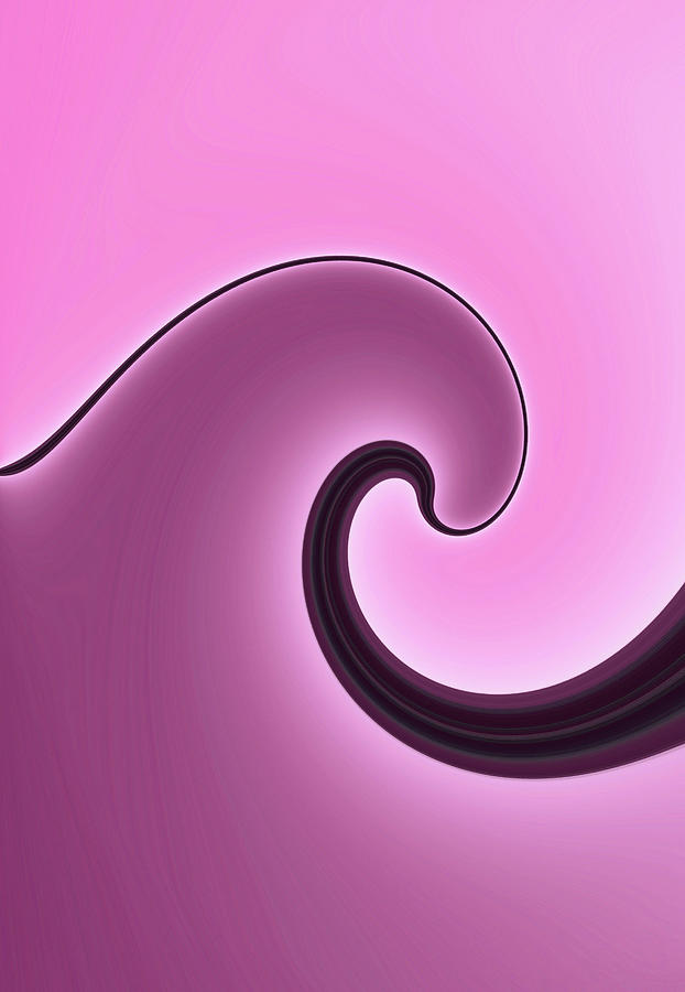 Power Of The Wave- Purple Photograph