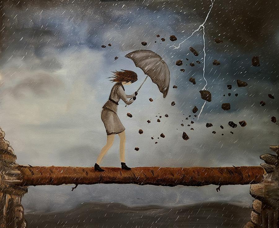 Power, Strength and Perseverance Painting by Karine Salas Fine Art