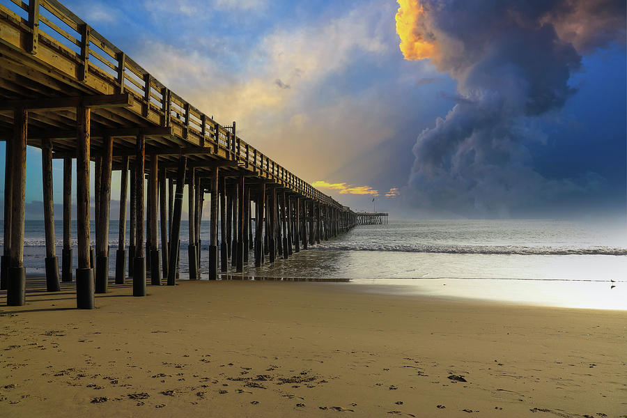 	Powerful Clouds Over Ventura Beach Photograph by Marcus Jones