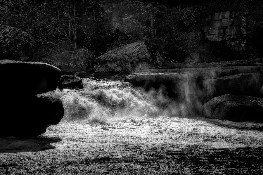 Powerful waterfall Photograph by Dan Friend