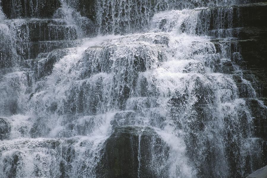 Powerful waterfall Photograph by Scott Barrow