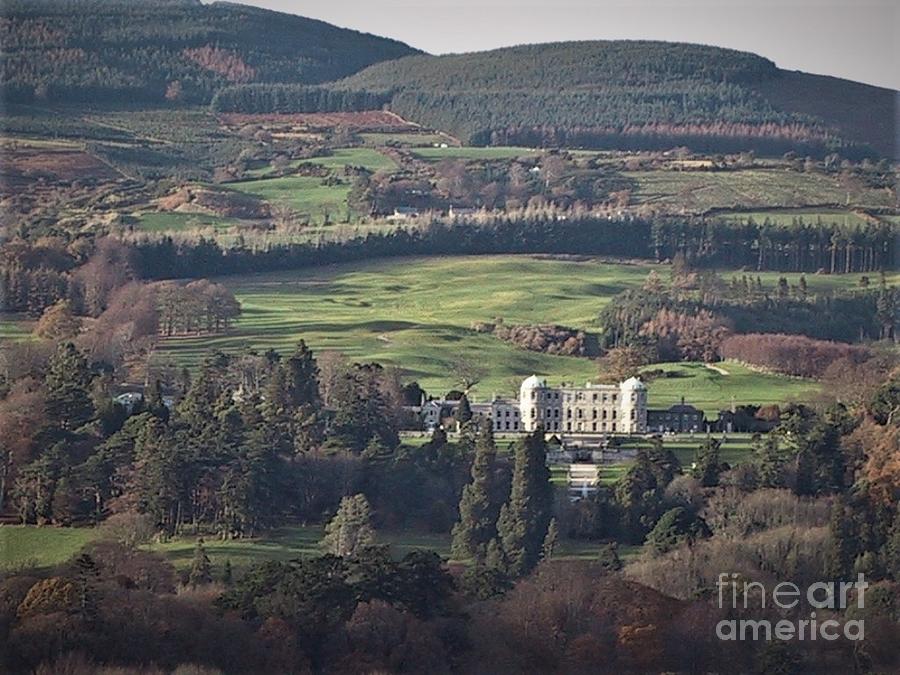 Powerscourt from the Sugarloaf Photograph by Val Byrne
