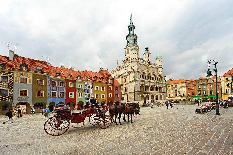 Poznan town centre Photograph by Photography Aubrey Stoll