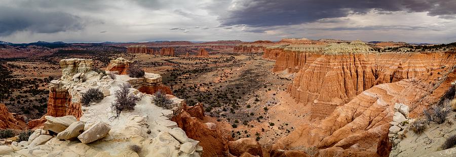 Upper Cathedral Valley Overlook Photograph by Mati Krimerman
