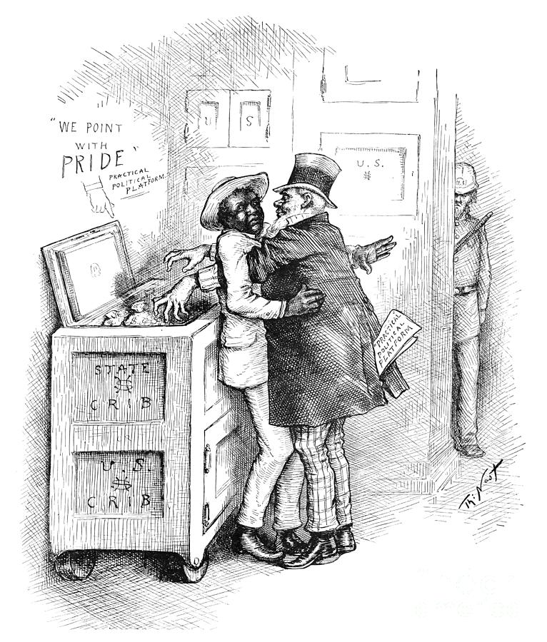Practical Politician Cartoon, 1885 Drawing by Thomas Nast
