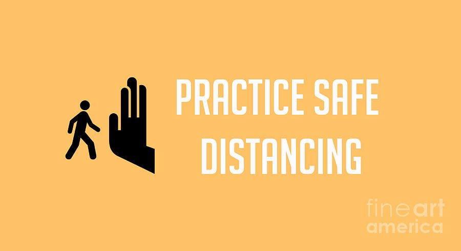 Practice Safe Distancing Photograph by Edward Fielding