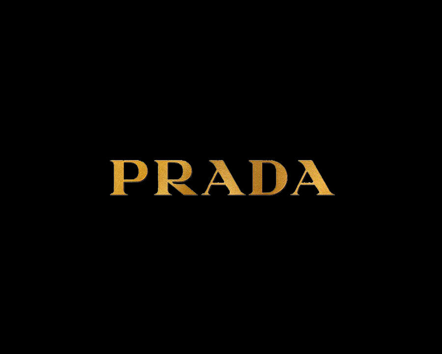 Prada Gold Logo Photograph By Annamarie Bradtke Pixels