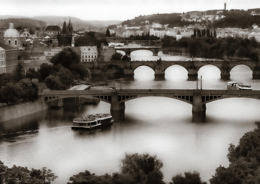 Bridge Photograph - Prague... by Angelika Vogel