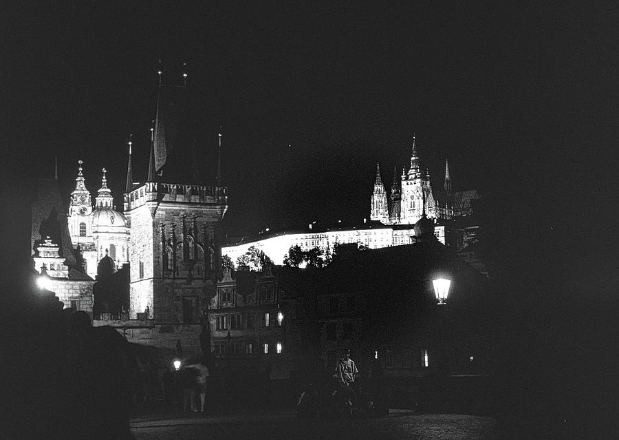 Prague At Night Photograph