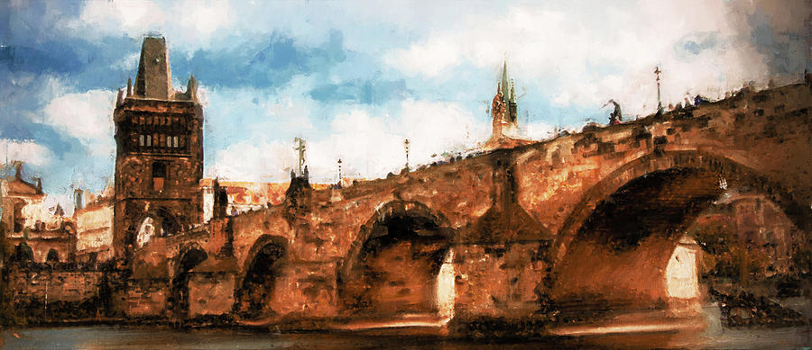 Prague, Czech Republic - 21 Painting by AM FineArtPrints