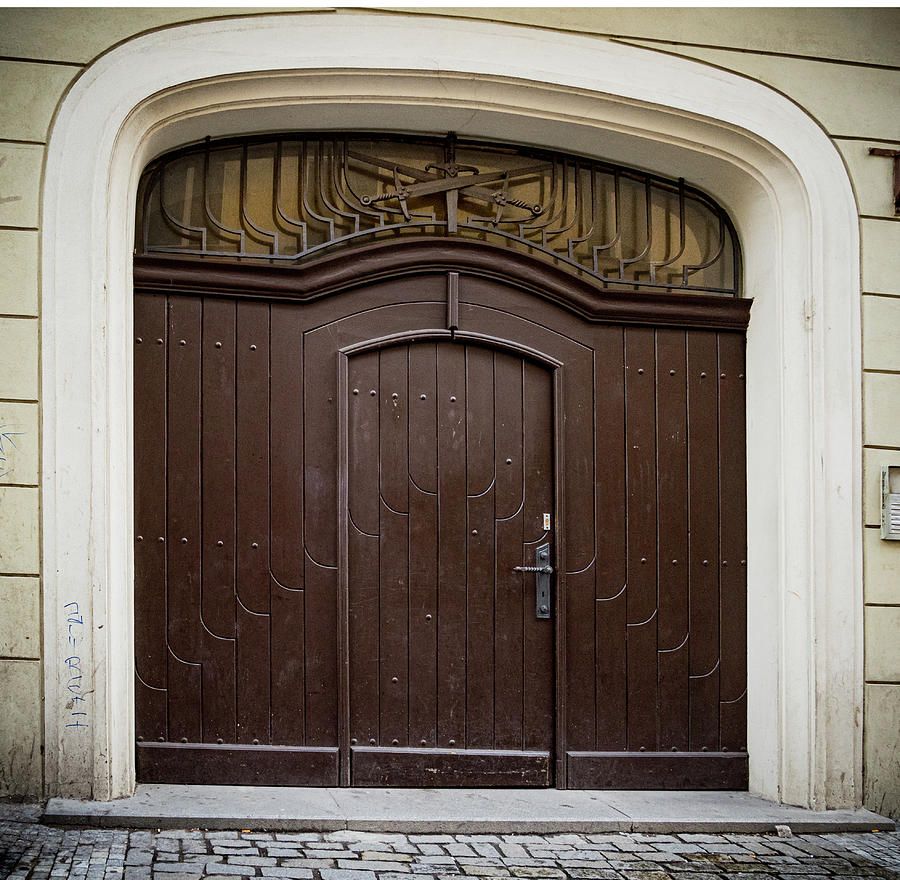 Prague Door 10 Photograph by Jean Noren