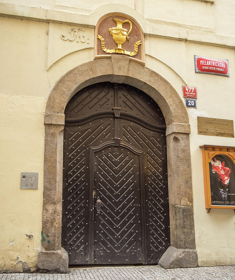 Prague Door 14 Photograph by Jean Noren