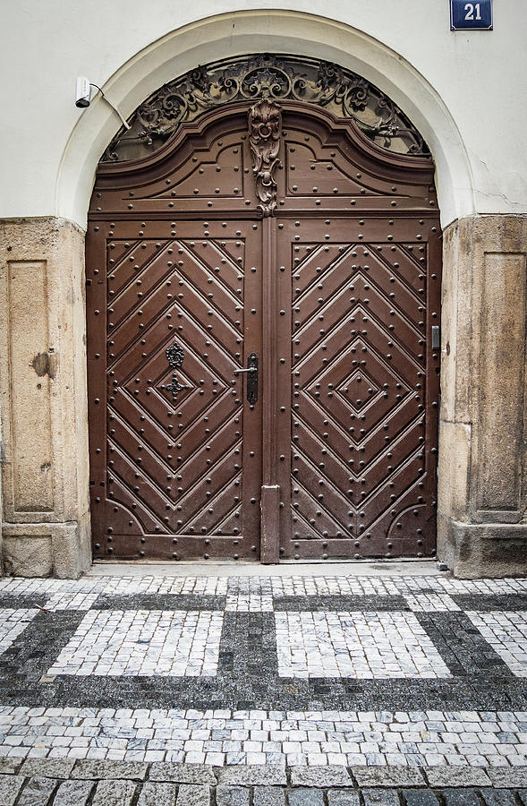 Prague Door 4 Photograph by Jean Noren