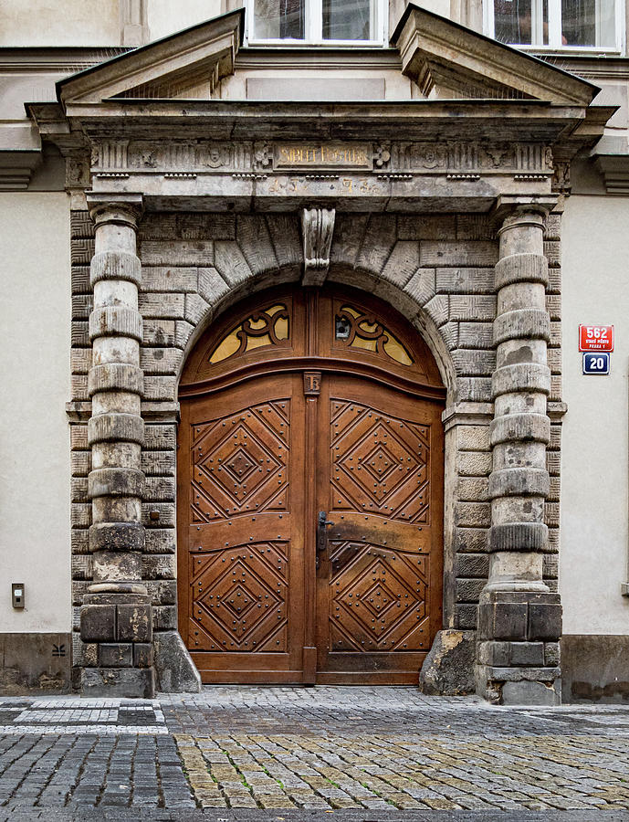 Prague Door 6 Photograph by Jean Noren