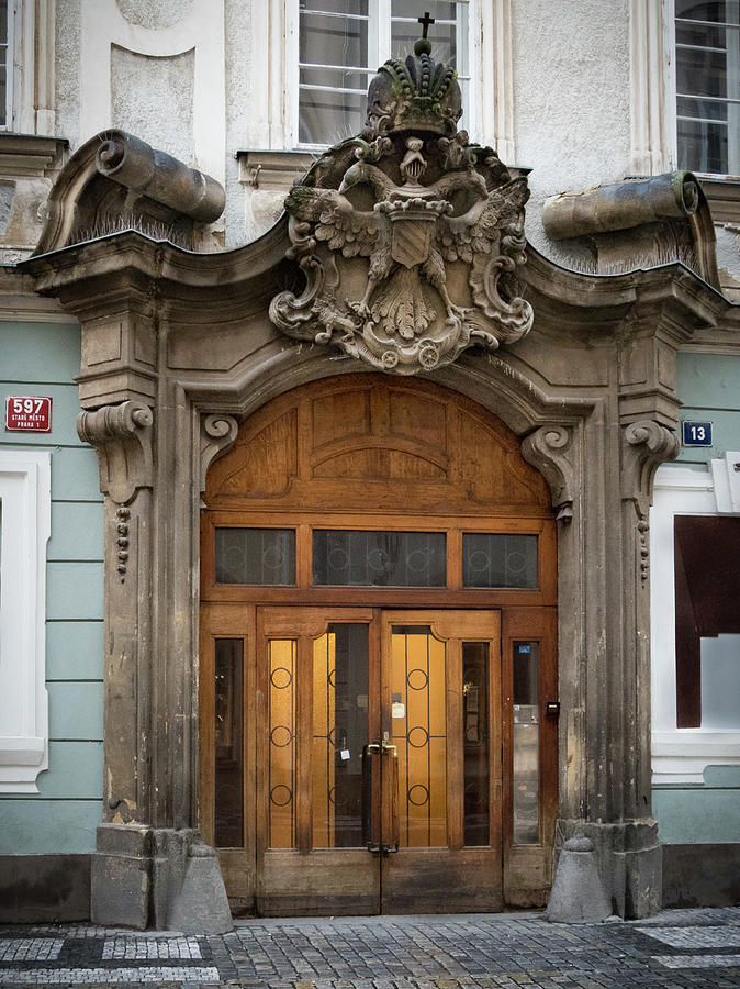 Prague Door 7 Photograph by Jean Noren