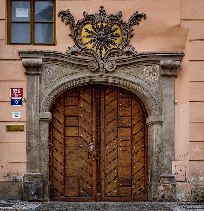 Prague Door 8 Photograph by Jean Noren